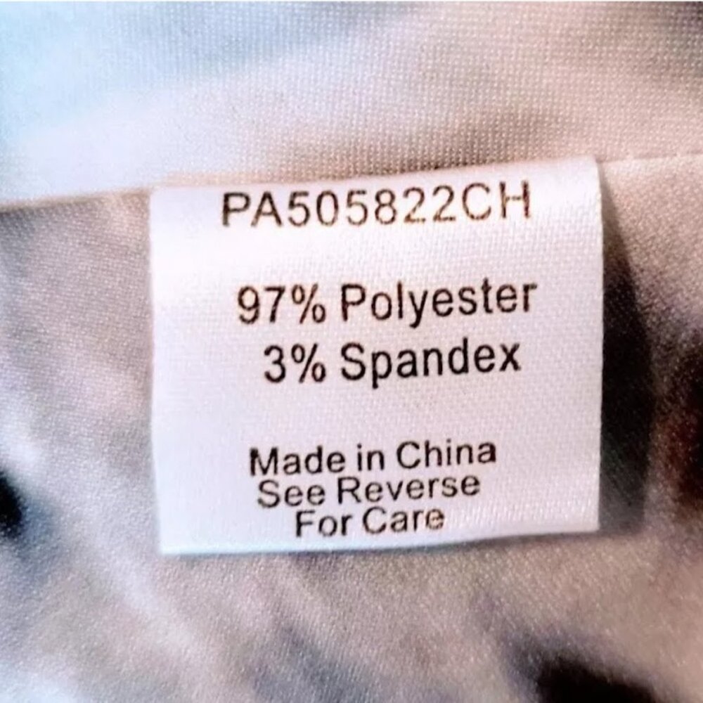 PARKER Mini Dress, Black Gray White Tie Dye Polyester Strapless Sleeveless, S - Picture 10 of 15